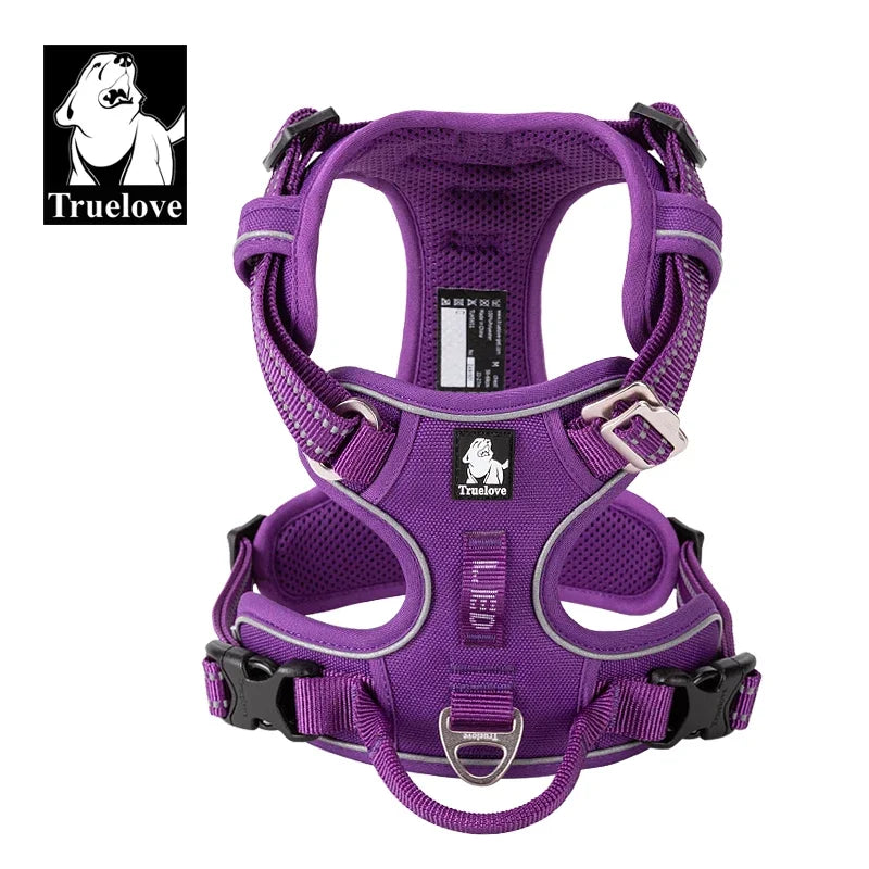TrueLove CN Reflective No Pull Dog Harness Adjustable For All Breeds