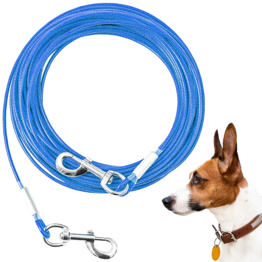 Extension Steel Wire Rope Dog Chain For Anti Bite Pet Traction