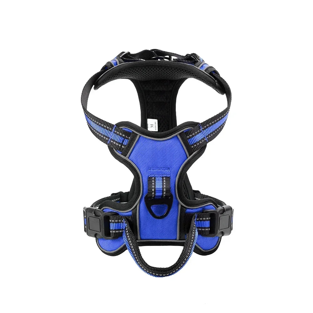 Nylon Reflective Adjustable No Pull Dog Harness Vest For All Dogs