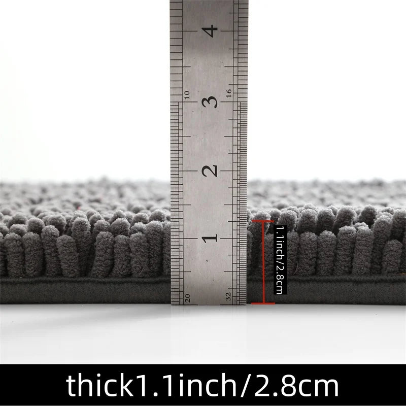 Dog Door Mat Muddy Paws Absorbent Non Slip Washable Microfiber