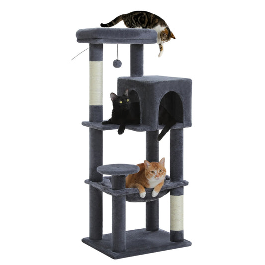 Pequlti Five Level Cat Tower With Sisal Scratching Post