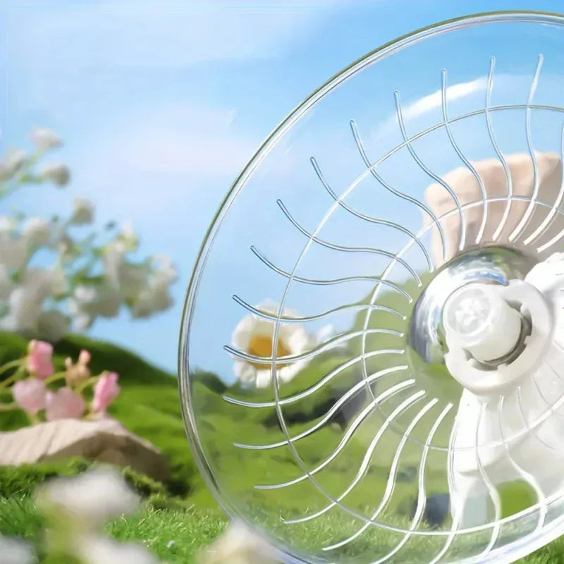 Hamster Running Wheel Toy Silent Rotating Exercise Disc