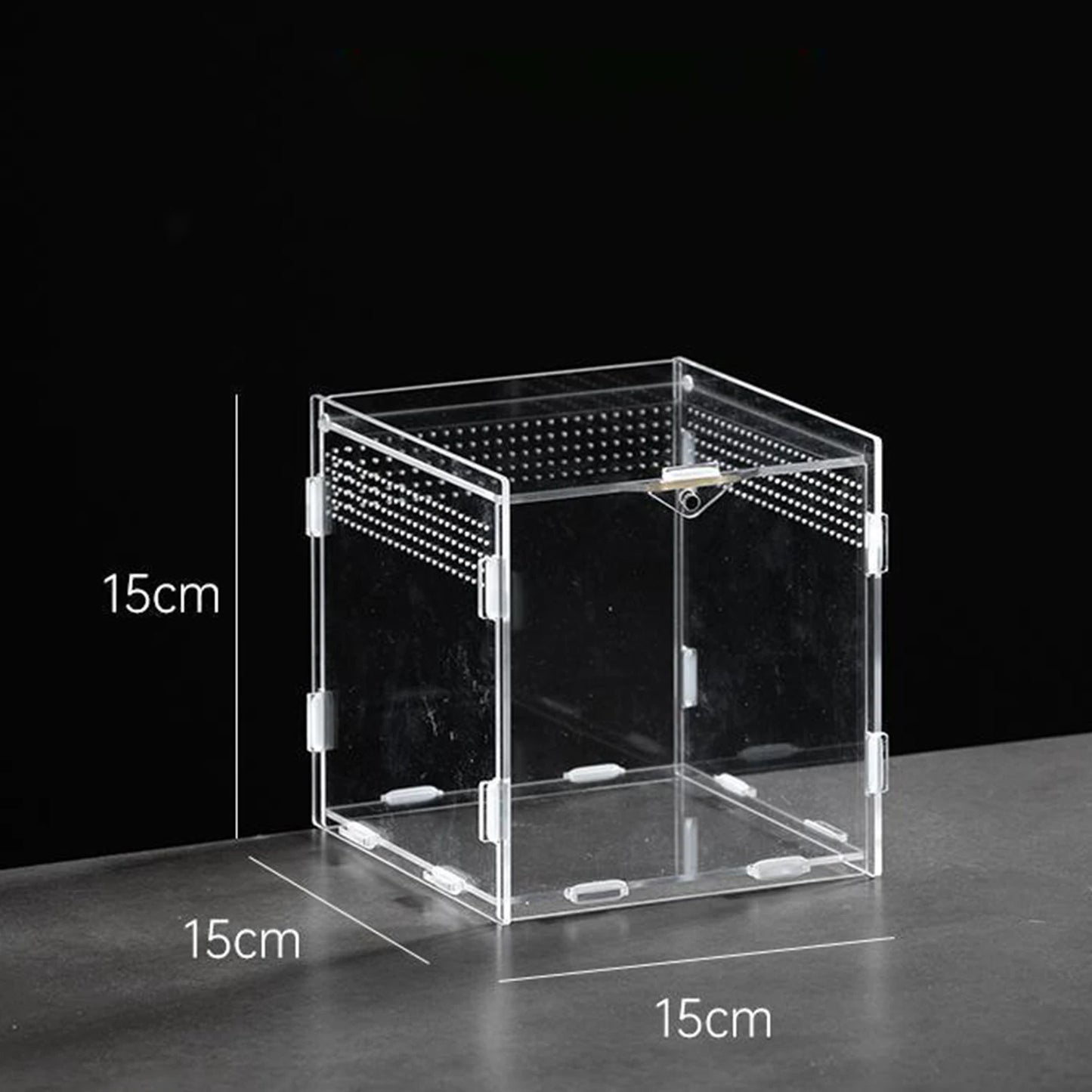 Acrylic Reptile Breeding Box Enclosure For Terrarium Habitat