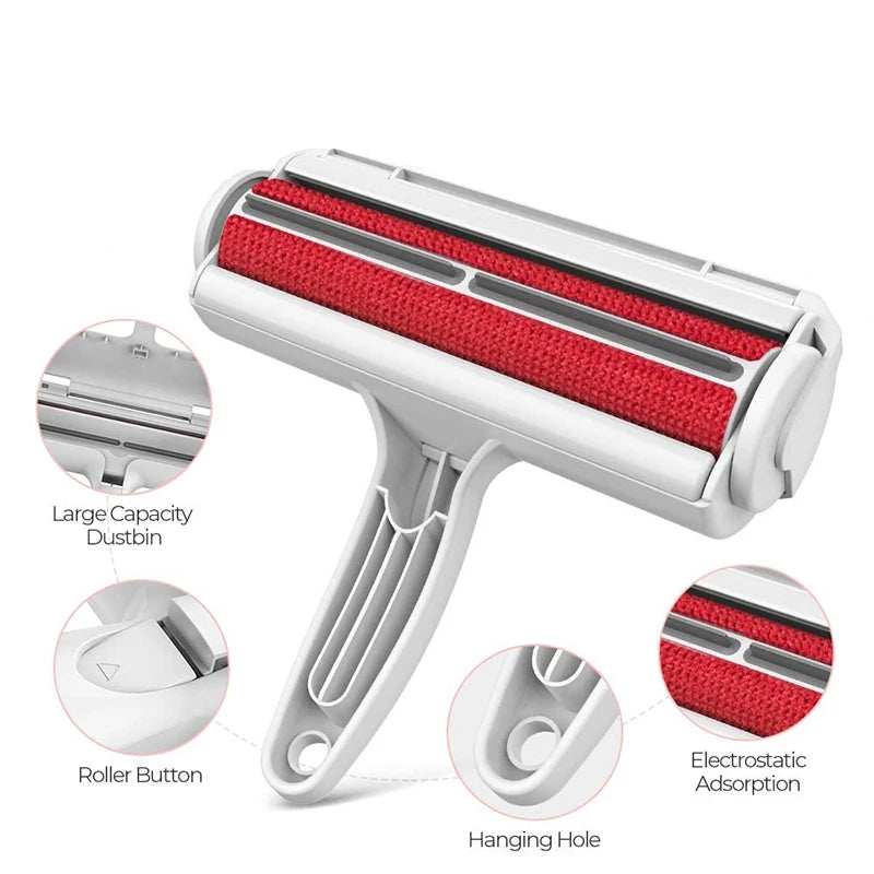 Pet Hair Remover Roller Brush For Dogs And Cats Car Furniture