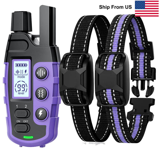 WXRPET 3300Ft Electric Dog Training Collar With Remote Control Waterproof