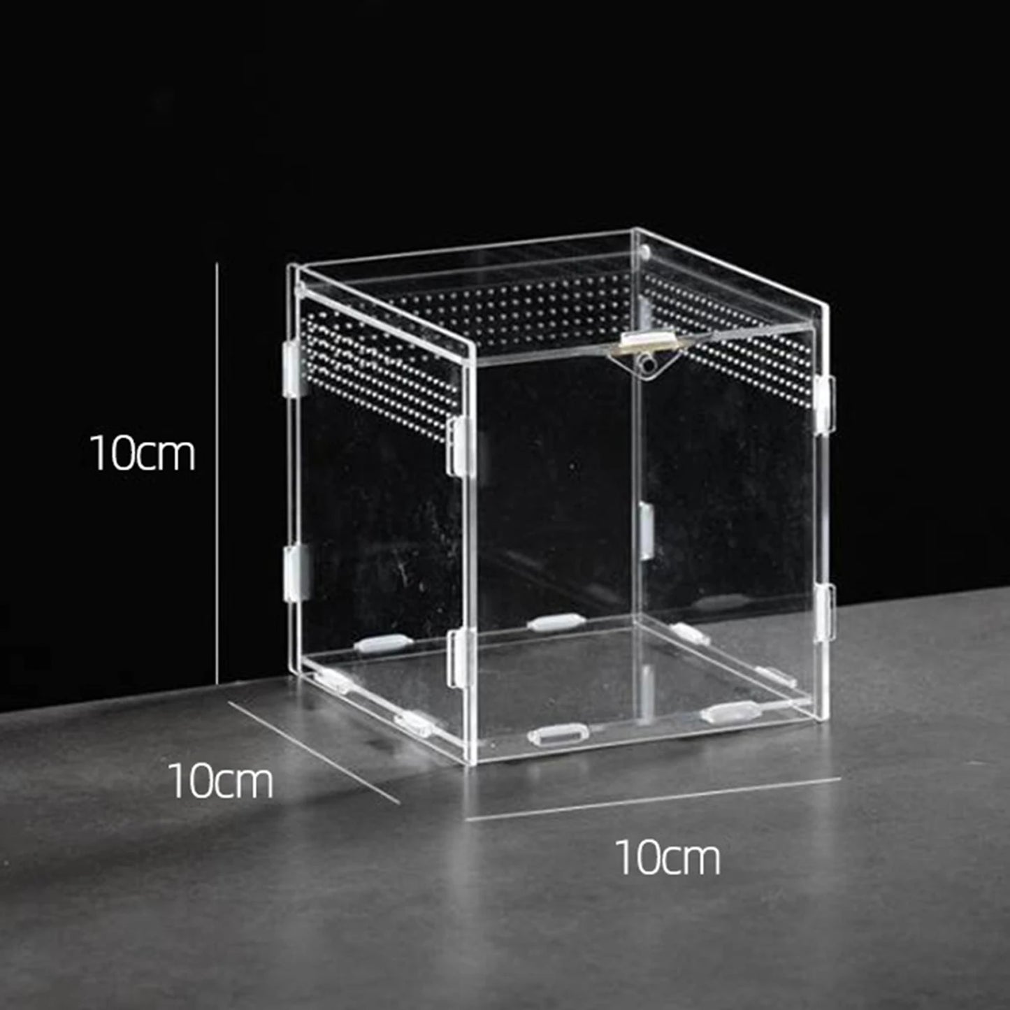 Acrylic Reptile Breeding Box Enclosure For Terrarium Habitat