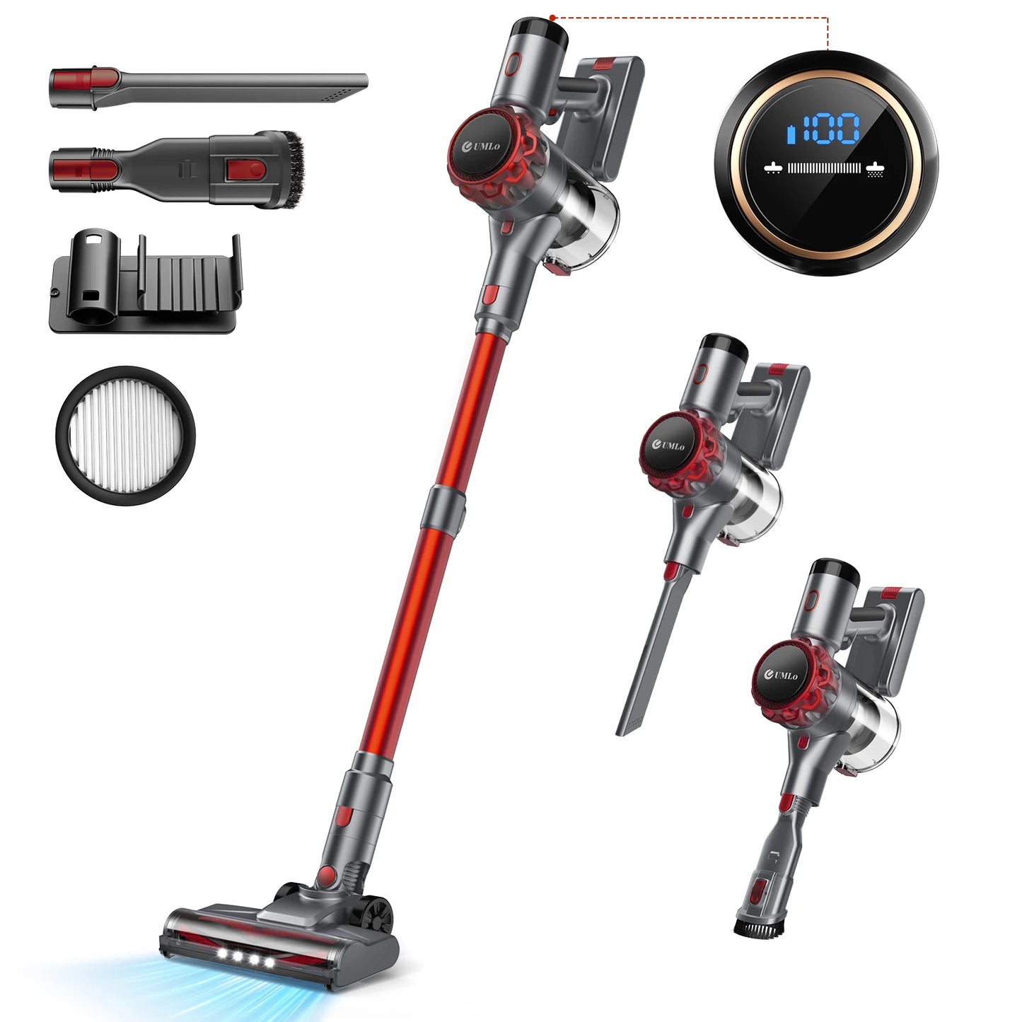 INSE YISORA Cordless Vacuum Cleaner 40Kpa 55 Min Run Time