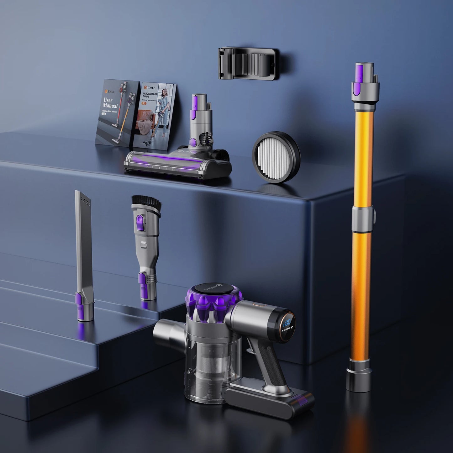 INSE YISORA Cordless Vacuum Cleaner 40Kpa 55 Min Run Time