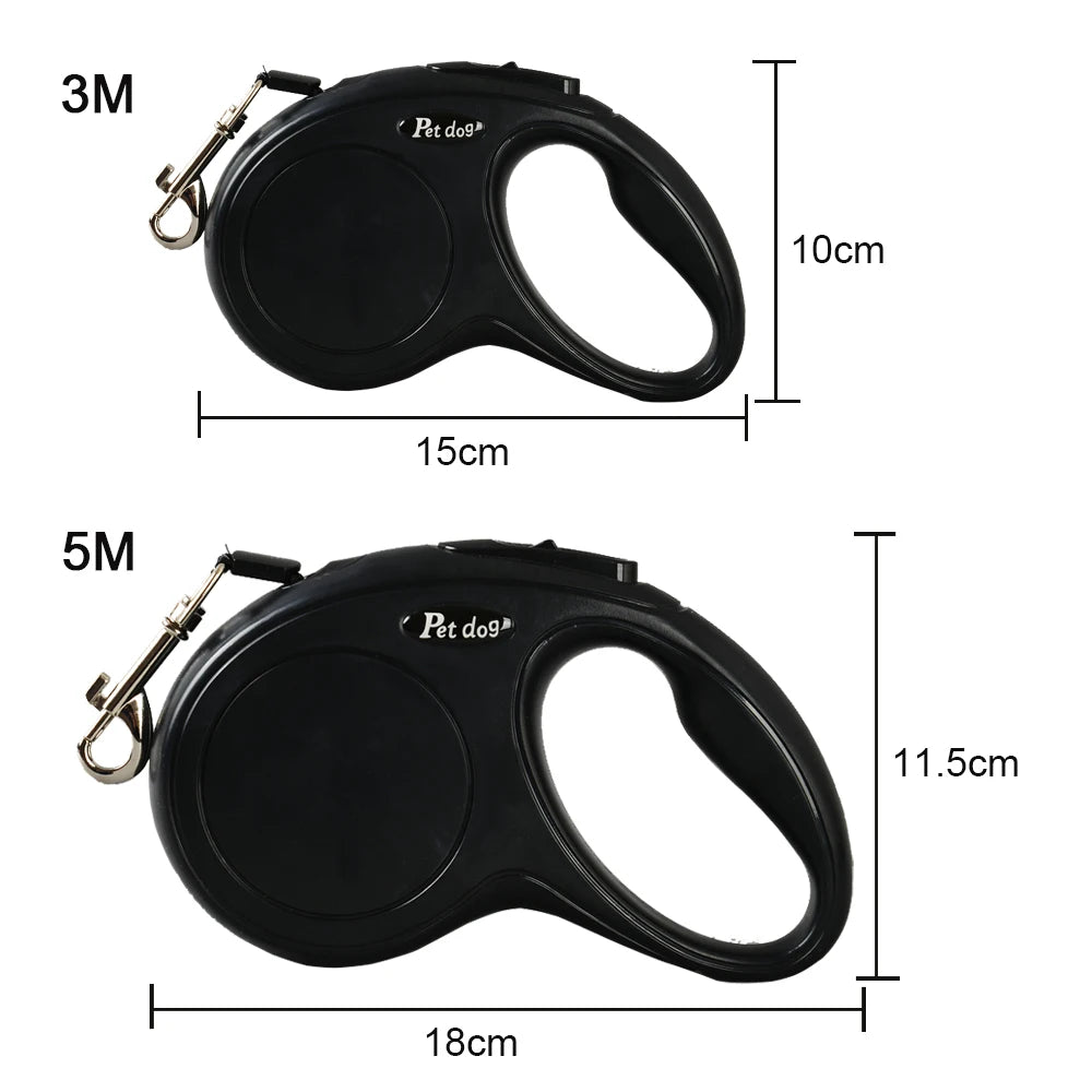 Holapet Retractable Dog Leash Nylon Rope For Small Medium Dogs Cats Durable