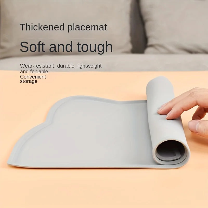 Pet Feeding Mat Dogs And Cats Waterproof With Raised Edge