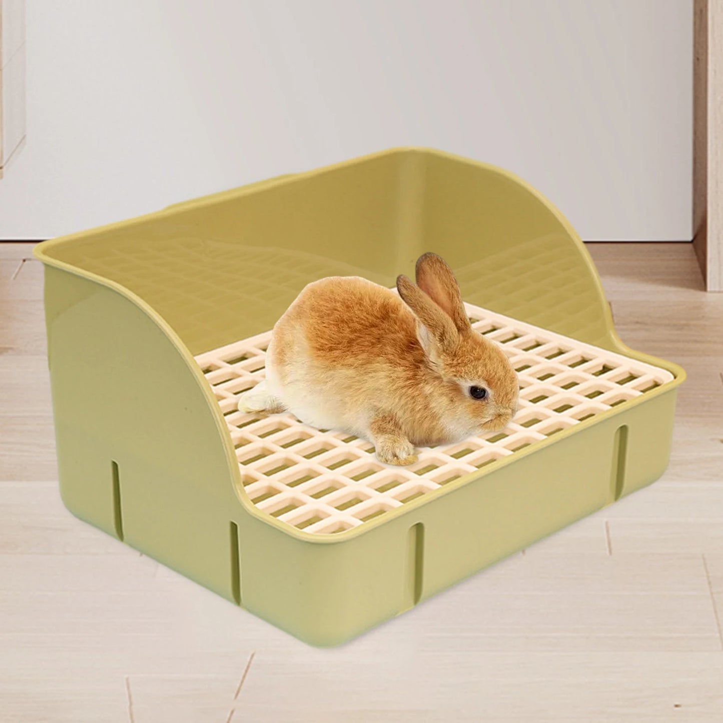 Rabbit Litter Box Pee Pan Tray For Small Animals Pet Toilet Corner