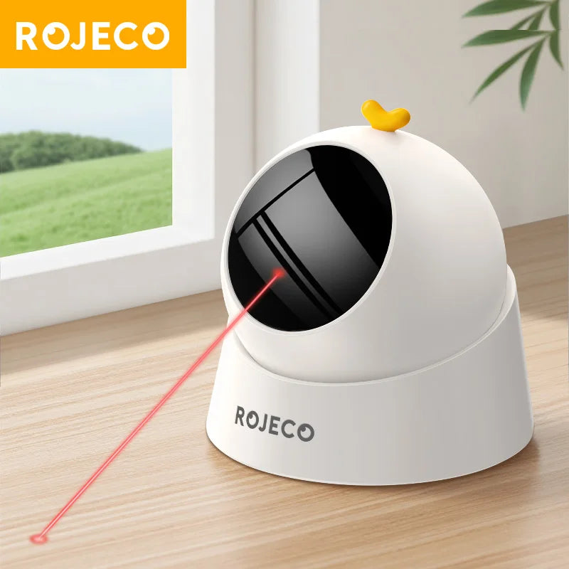 ROJECO Automatic Cat Laser Toy Interactive 360 Degree Indoor Play
