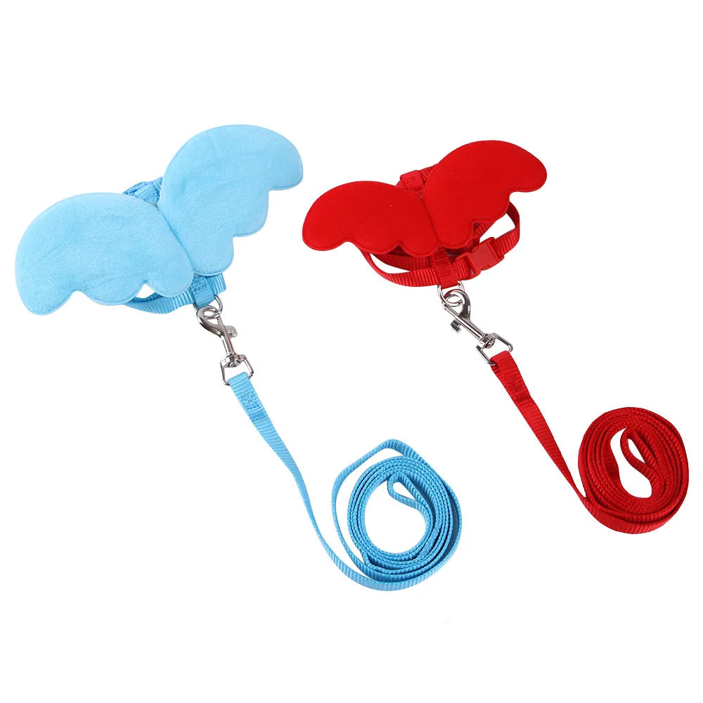 Angel Wings Harness And Leash For Small Pets Hamster Bunny