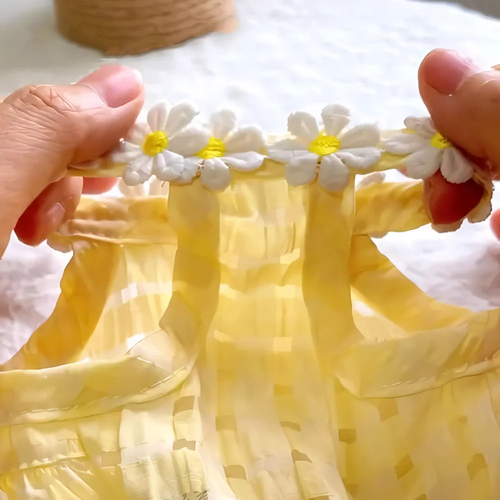 Breathable Floral Pet Skirt For Small Dogs And Cats