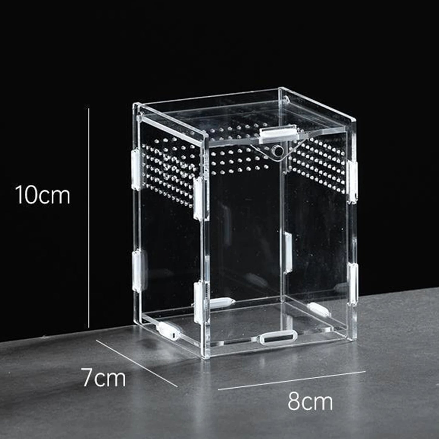 Acrylic Reptile Breeding Box Enclosure For Terrarium Habitat