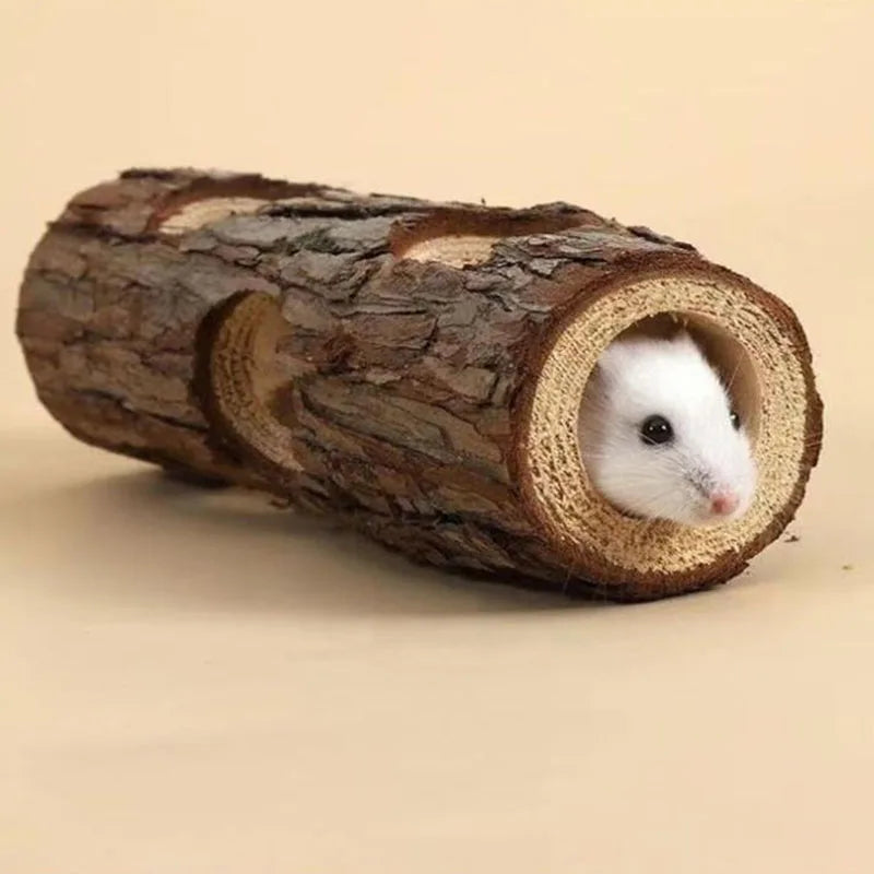 Natural Apple Wood Hamster Rabbit Chew Toy For Small Pets