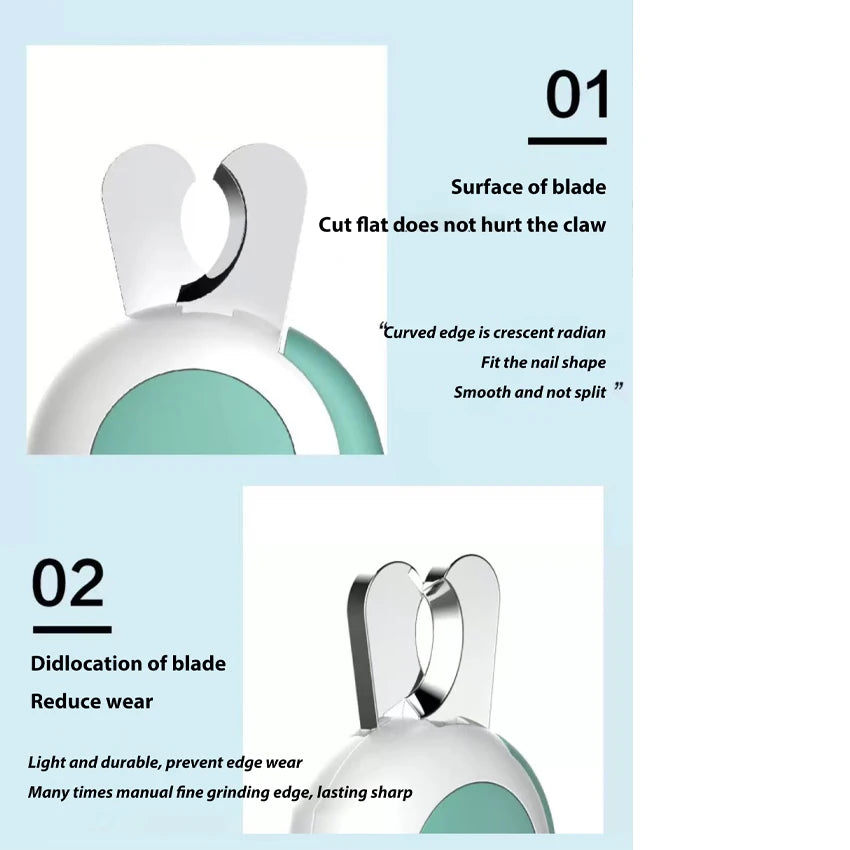 Mini Electric Pet Nail Clippers And Paw Trimmer For Cats And Dogs