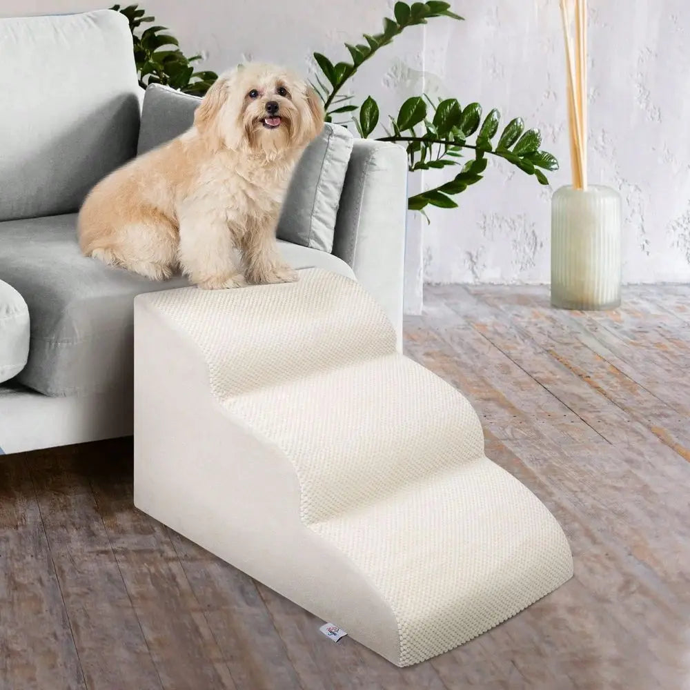 Soft Foam Dog Ramp For Small Dogs Non Slip Steps
