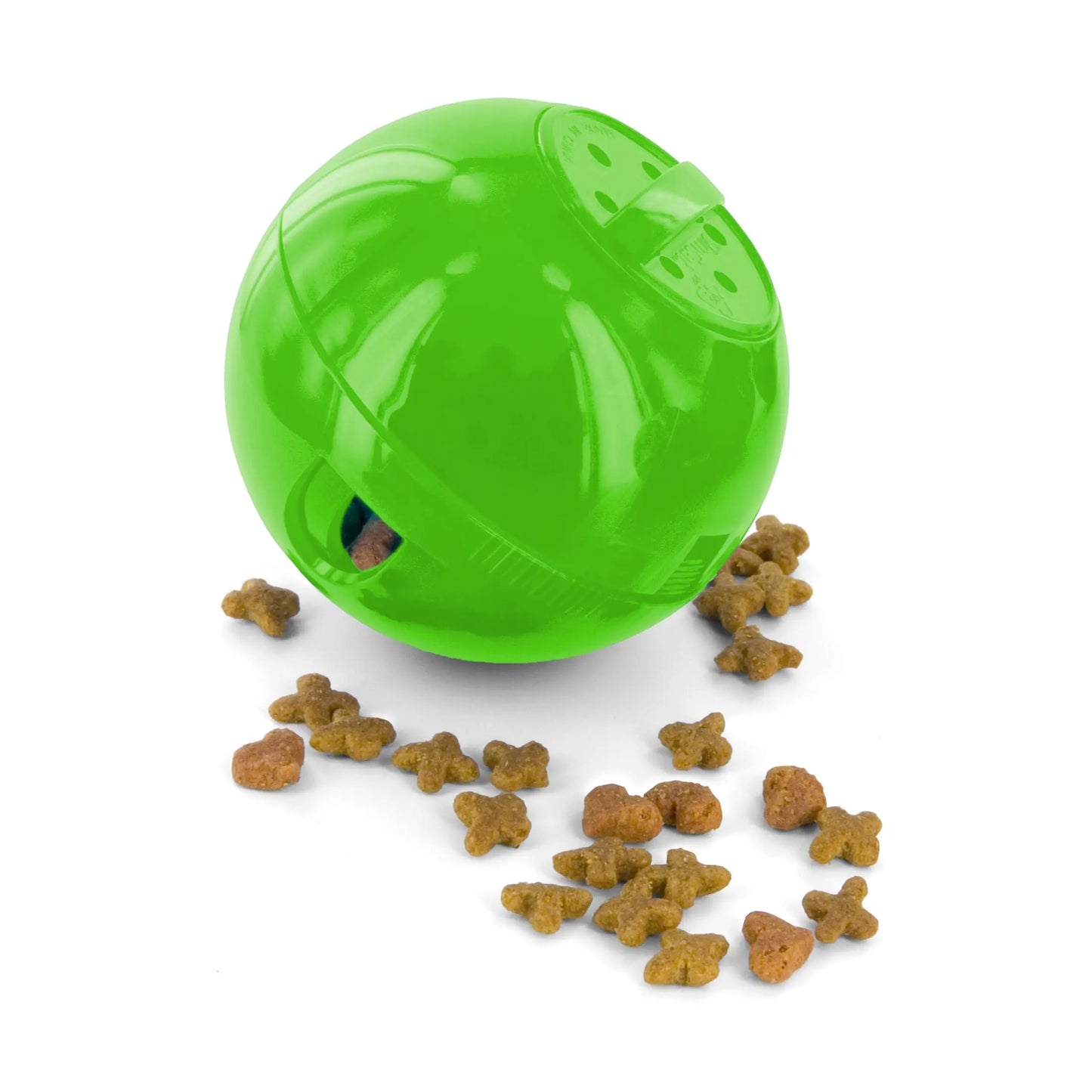 Feeder Ball - Interactive Game for Your Cat - Fill with Food and Treats - Green