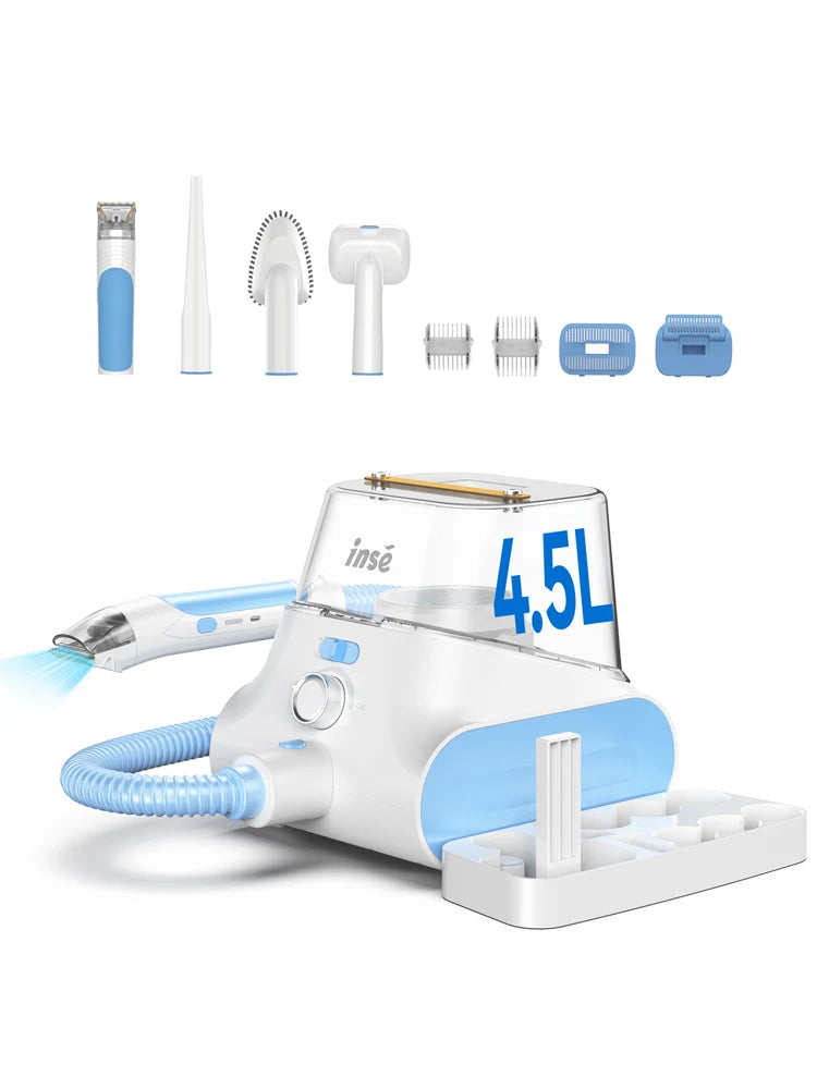 INSE P30 Dog Grooming Vacuum Ultra Low Noise Pet Kit