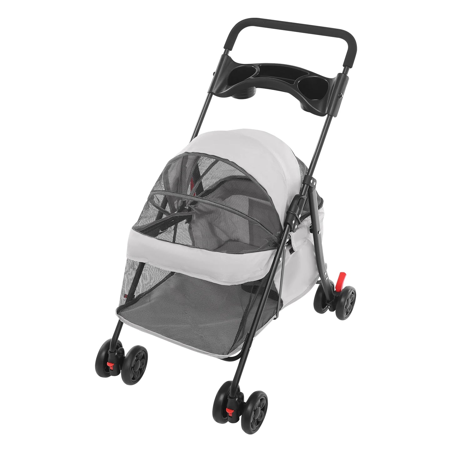 Bymaocar Foldable Pet Stroller For Dogs And Cats Lightweight