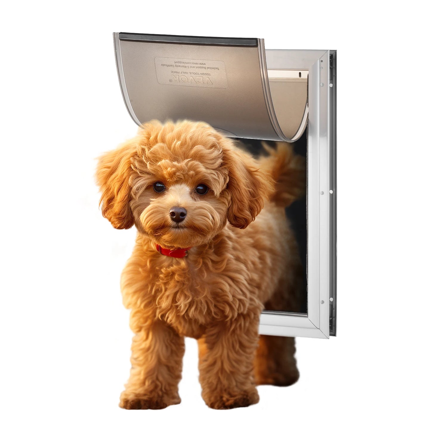 Pet Door Aluminum Frame With Locking Flap System Weatherproof
