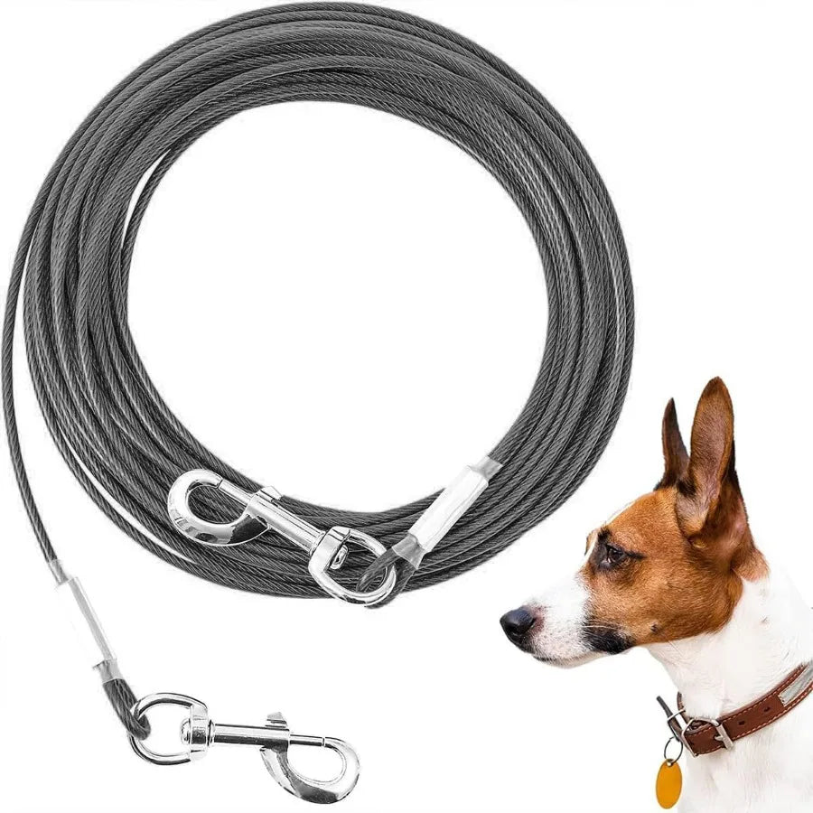 Extension Steel Wire Rope Dog Chain For Anti Bite Pet Traction
