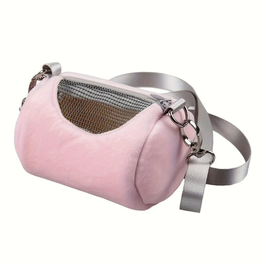Small Pet Backpack Hamster Carrier Bag Breathable Mesh