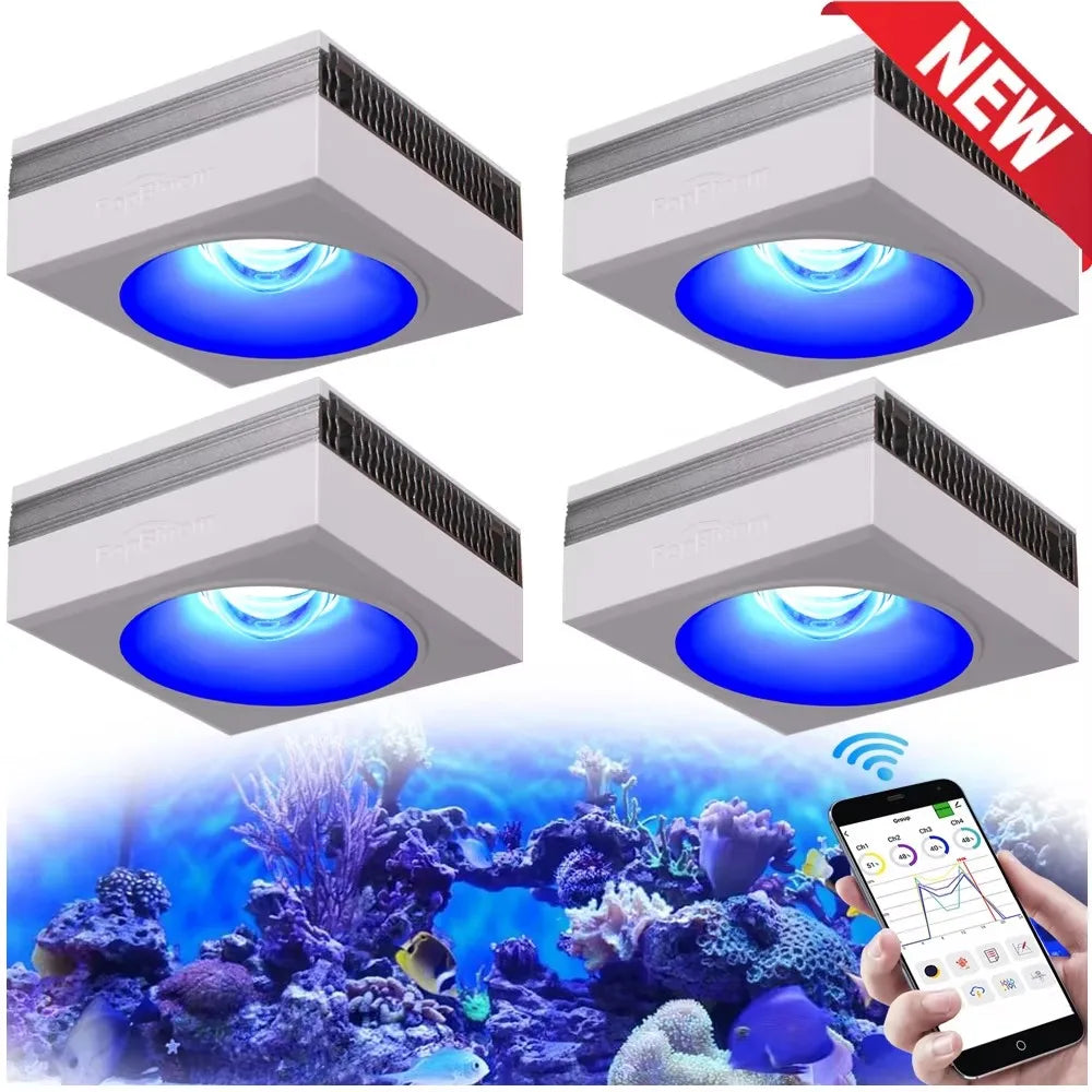 PopBloom RL90 WiFi LED Aquarium Light For Marine Corals