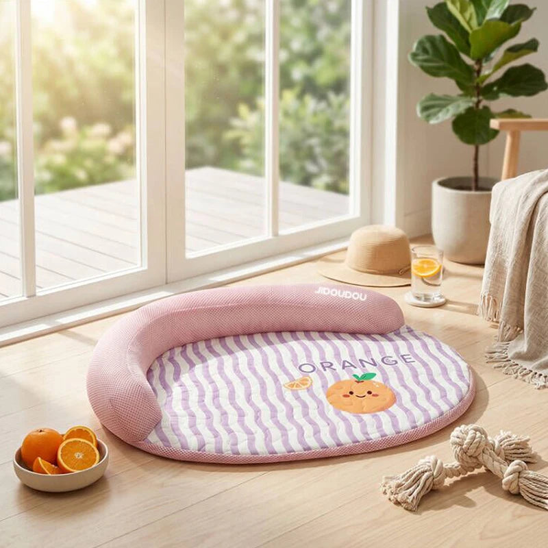 1 Piece Spring and Summer Pet Sofa Bed, Removable and Washable Dog Bed, Cool and Breathable Cat Bed and Dog Bed Suitable for Small and Medium-Sized Pets