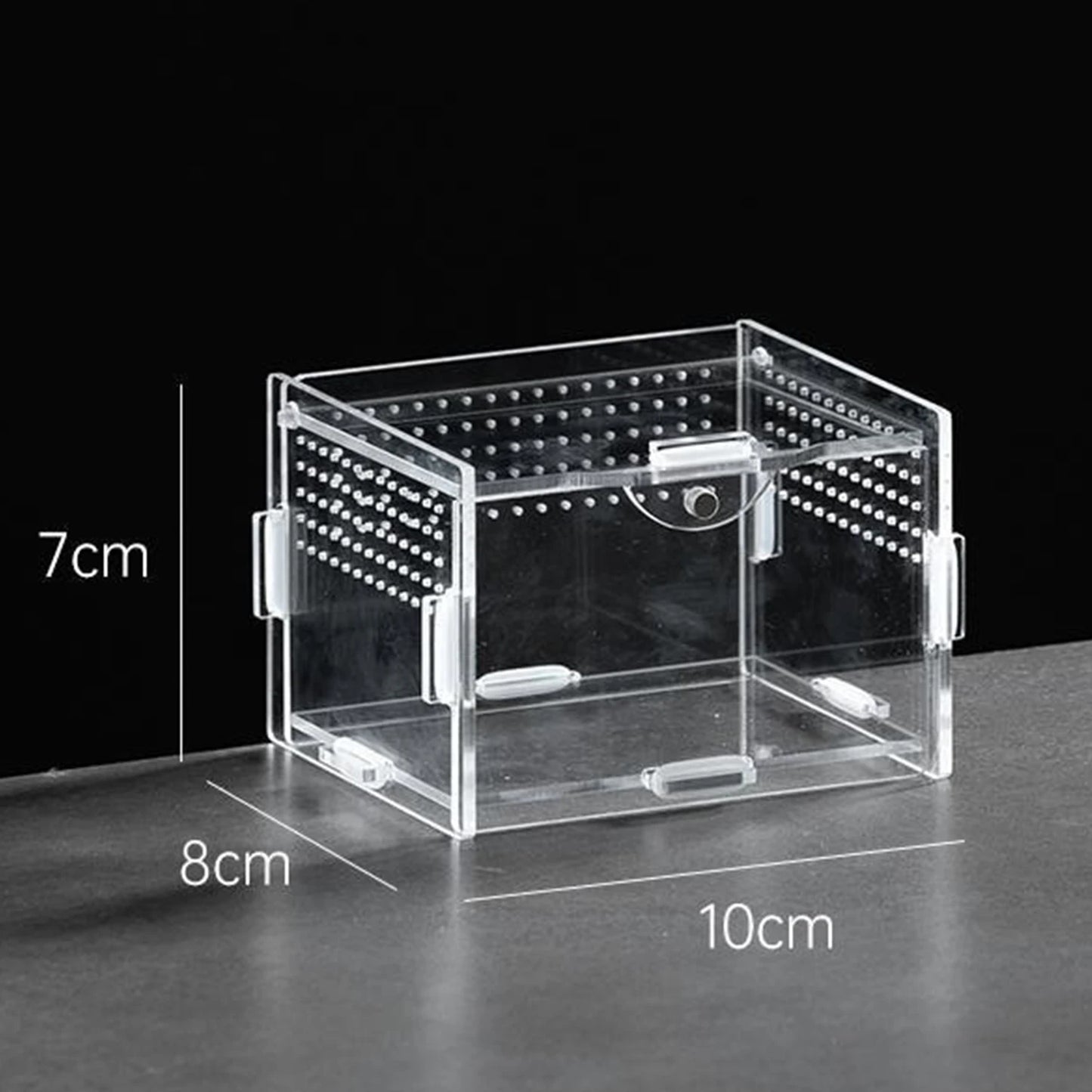 Acrylic Reptile Breeding Box Enclosure For Terrarium Habitat