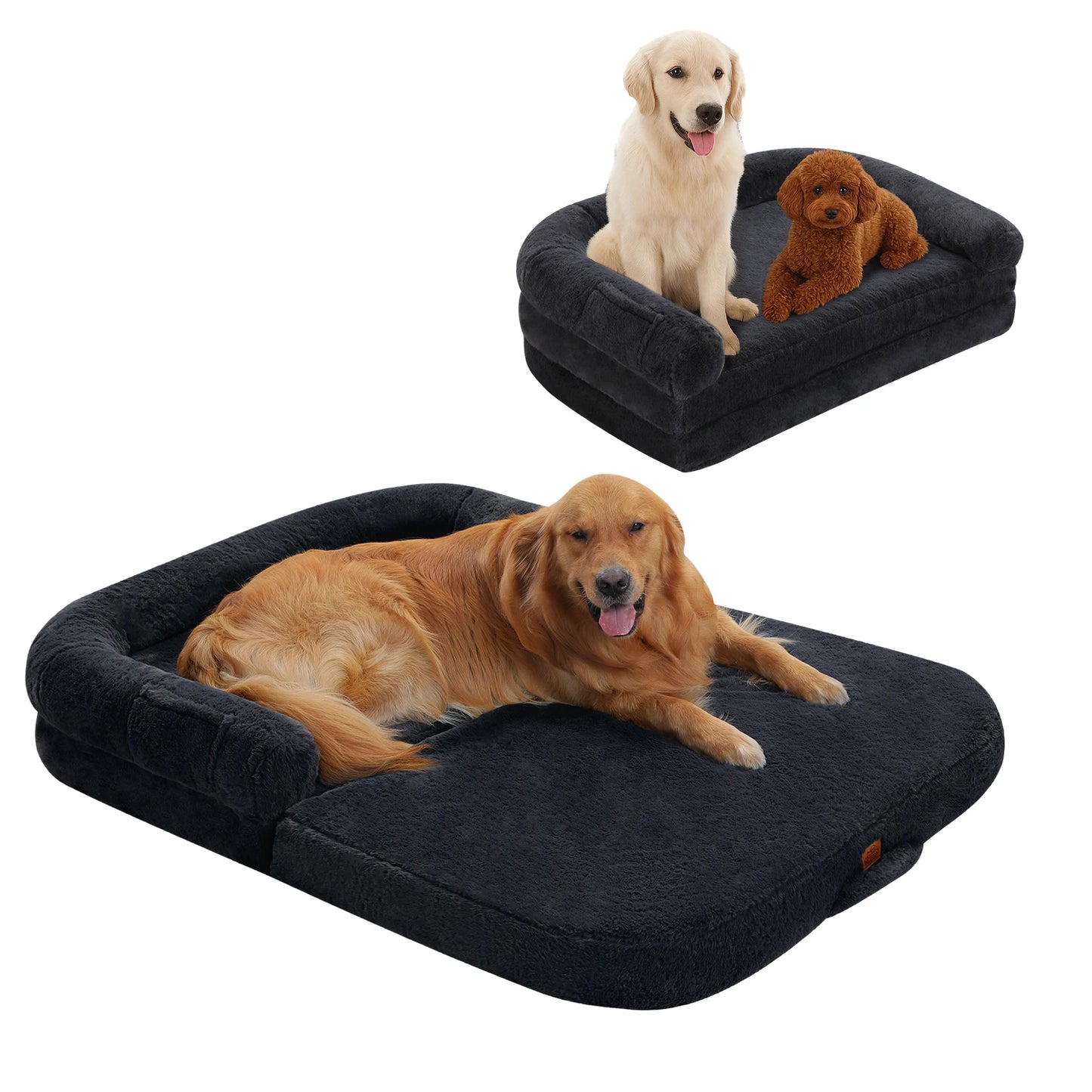 PAWZ Road Foldable Dog Bed Washable Non Slip Sofa For Large Dogs