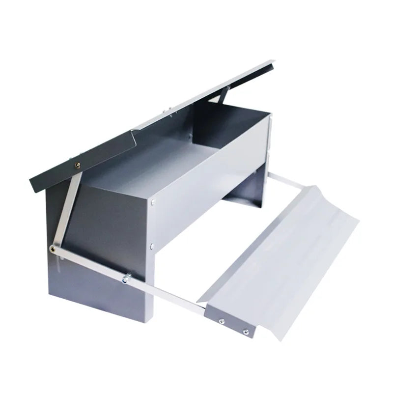 Treadle Automatic Chicken Feeder With Weatherproof Lid For Poultry Rat Proof