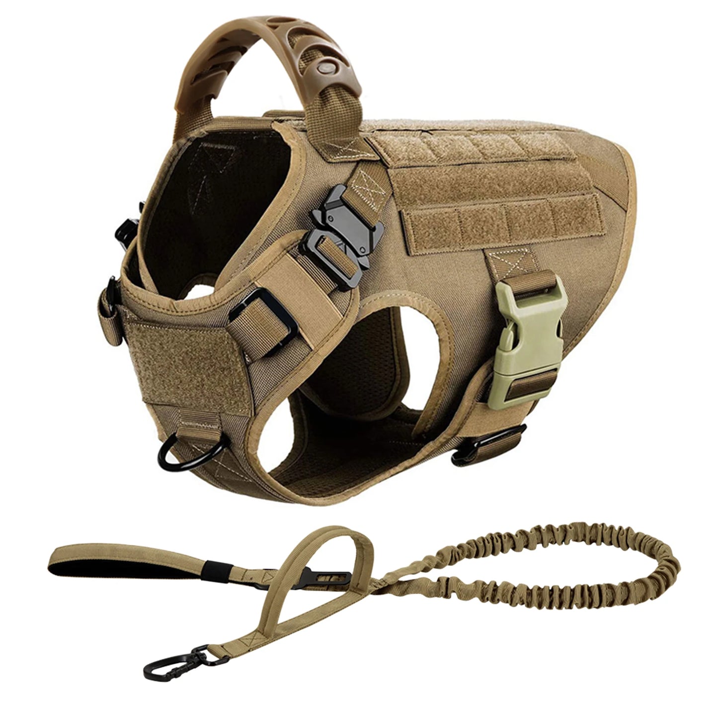 Dog Harness And Leash Set Padded Training Vest For German Shepherd Malinois