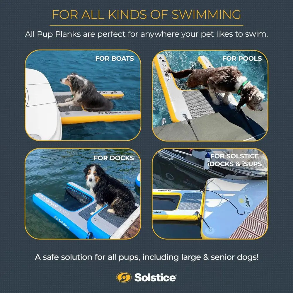 Inflatable Pup Plank Dog Water Ramp For Boats And Docks