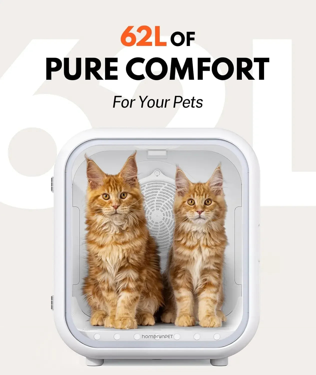 Quiet Automatic Pet Dryer Box For Cats And Dogs Premium