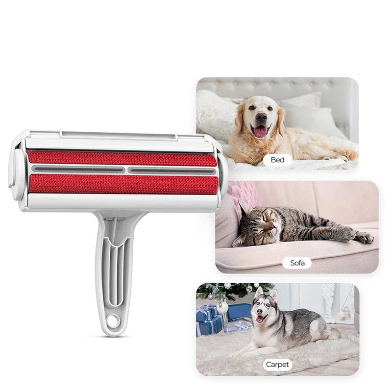 Pet Hair Remover Roller Brush For Dogs And Cats Car Furniture